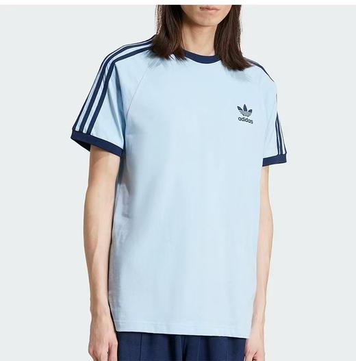 夏季男女同款针织纯棉时尚休闲透气圆领运动短袖T恤 商品图0