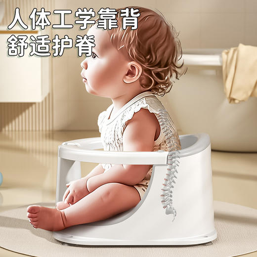 【轻松洗浴！舒适护脊】升级全包婴儿洗澡座椅宝宝坐椅浴凳神器坐托浴盆坐浴支架儿童防滑。xa 商品图2