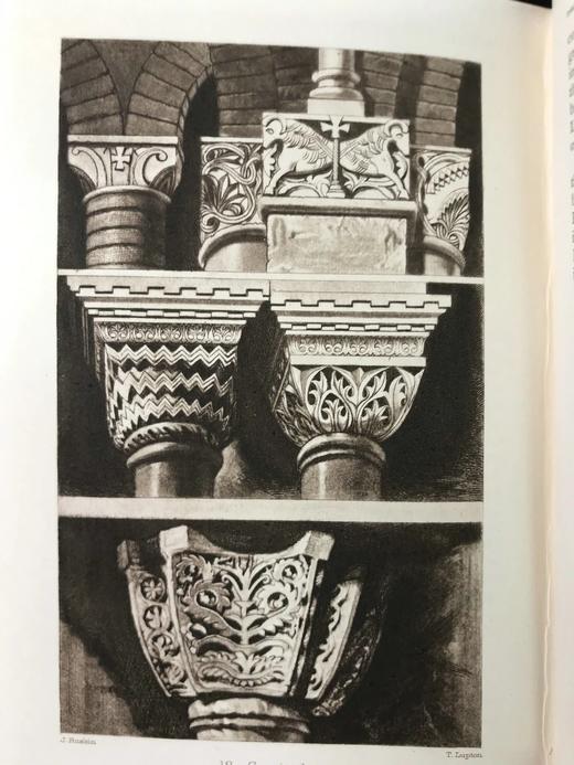 1898年 罗斯金《威尼斯之石》（全3卷） 数十幅插图 漆布精装32开 商品图14