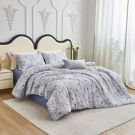 梦洁 纯棉印花四件套：小雏菊 商品图1