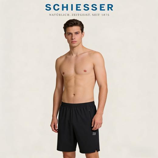 【凉感速干系列】SCHIESSER德国舒雅男士速干凉爽运动休闲户外 外穿中裤 39/27188P 商品图0