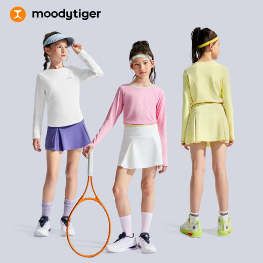 moodytiger【奶皮家族】运动风短裙时尚百搭半身裙子53211803 商品图3
