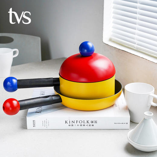 意大利进口tvs不粘锅炒锅bubble pan泡泡汤锅平底煎锅炒菜锅奶锅合集 商品图2