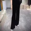 纸片人~100真丝丝绒阔腿裤女高腰垂感宽松显瘦直筒长裤 商品缩略图3