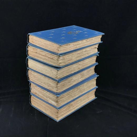 含淑女藏书票！书顶鎏金毛边本！1898-1901年，《拜伦书信日记作品集》（全6卷） 配插图 漆布精装32开 商品图1