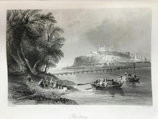 约19世纪中期 博斯普鲁斯之美 巴特利特近百幅风景版画 真皮精装16开 商品图11