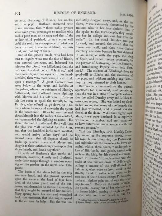 约19世纪后期 家庭英国史（全6卷合订3册） 数十幅版画插图 真皮精装16开 商品图13