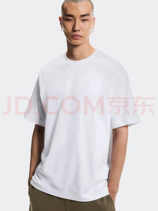 昂跑经典纯色轻奢圆领纯棉春夏新品山脉图案男T恤短袖 商品图2