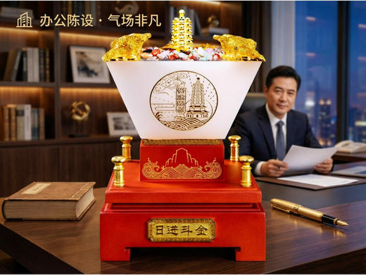 日进斗金聚宝盆家居摆件 商品图2