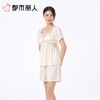 都市丽人睡衣女士睡衣薄家居服冰雪丝睡衣女士丝质短袖套装有杯垫吊带短裤LHC2E1 商品缩略图1