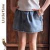 littletime韩国风牛仔半身裙女春夏时尚烫钻百搭显瘦短裤裙两件套 商品缩略图0