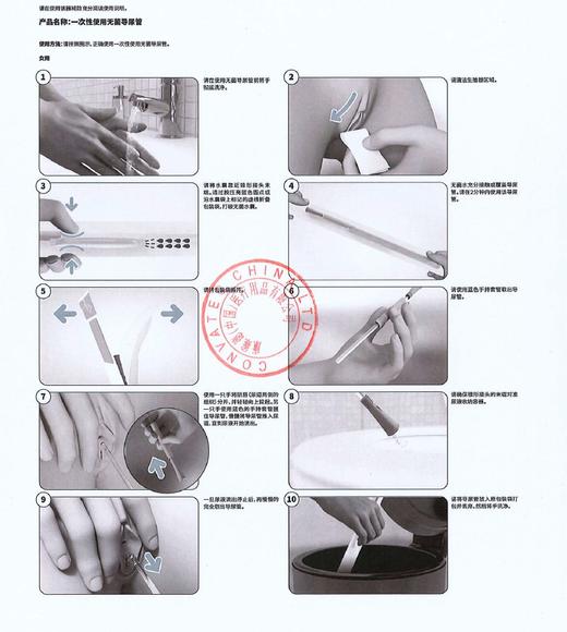 CONVATEC 康维德一次性使用无菌导尿管 GC Glide 421564 421565 421566 421570 421571 421572 商品图7