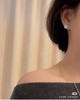 闪钻方糖耳环ba025 商品缩略图3