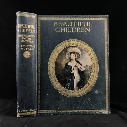 约20世纪早期 大师笔下不朽的美丽孩童 50幅彩色手工贴图 漆布精装16开 商品图0