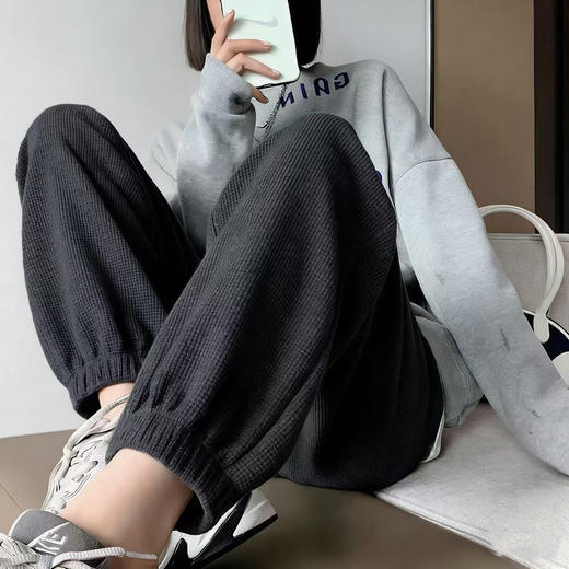 特价出！敲高性价比 春夏薄款华夫格卫裤！ 商品图1