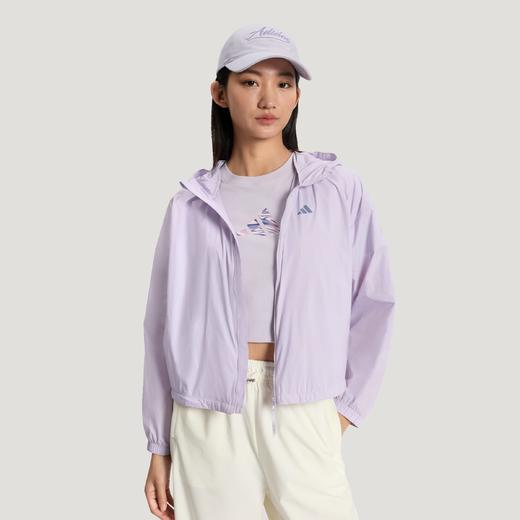 Adidas阿迪达斯WOVEN JACKET 防晒UPF50+拒水凉感运动连帽夹克早春薄外套KS2863 商品图0