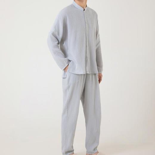 【特价款】宜色家清凉泡芙系列·国风禅意家居服睡衣套装 男女款 商品图5