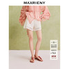 【商场同款】MAXRIENY精致度假风水洗牛仔高腰阔腿短裤女2025夏款(货号:MC86PA027) 商品缩略图0
