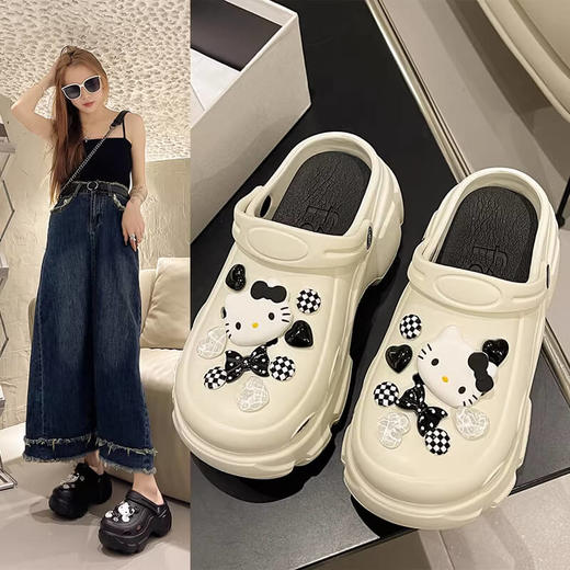 GZ买手优选可爱卡通外穿厚底洞洞鞋拖鞋（3-5天发货）-171193636 商品图13