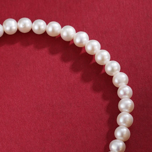 子佩集【四叶华梦】珍珠惜王妃手链【AYSL11】四叶草粉色镀金2602 商品图2