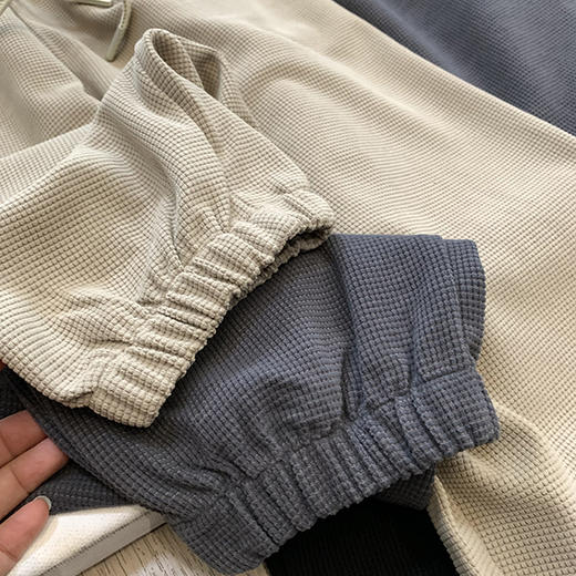 特价出！敲高性价比 春夏薄款华夫格卫裤！ 商品图13