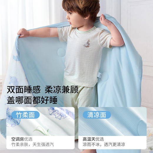【宝宝安睡】嫚熙夏凉被婴儿被子儿童空调被宝宝被子儿童幼儿园凉感被四季a类 商品图2