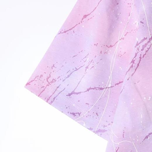 SDSA男装2026新款高贵轻奢潮牌晕染泼墨设计圆领短袖T恤百搭上衣 商品图2