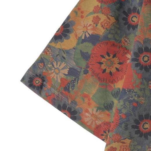 SDSA男装2026新款高贵轻奢小众设计彩色满印花卉圆领短袖T恤百搭 商品图2