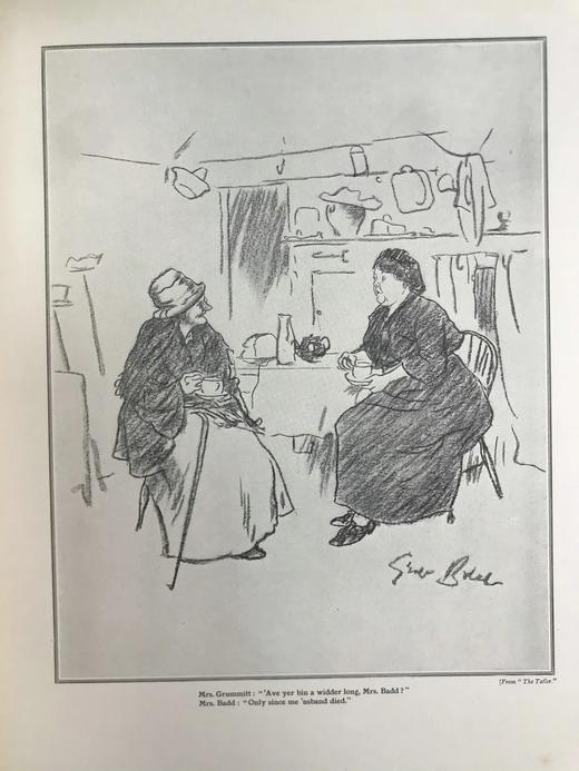 1926年 《笨拙》插画家乔治·贝尔彻漫画集 数十幅插图 精装大16开 商品图12