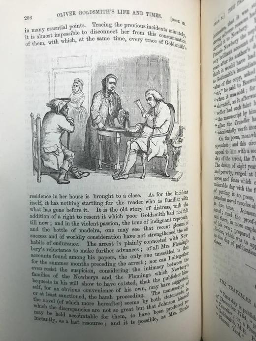工坊特装本！1877年 约翰·福斯特《戈德史密斯生平与时代》 40幅木刻版画插图 全真皮精装32开 商品图7