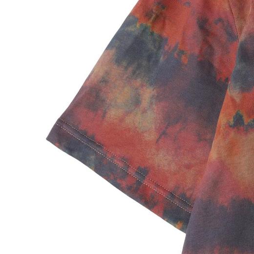 SDSA男装2026新款高贵轻奢条纹扎染做旧晕染宽松短袖T恤百搭时尚 商品图2