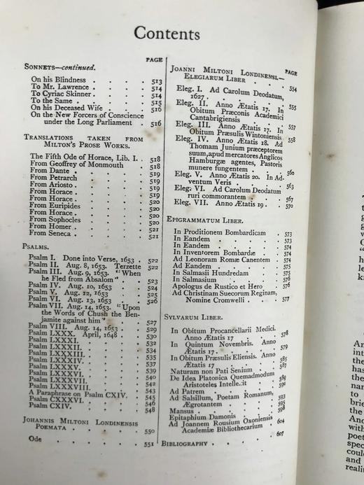 工坊特装本！约19世纪后期 弥尔顿诗集 1幅肖像插图 全真皮精装32开 商品图6
