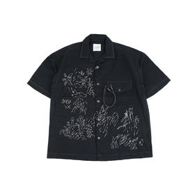 and wander reflective embroidary 艺术家合作系列反光刺绣衬衫