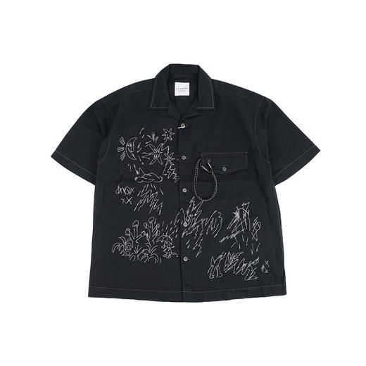 and wander reflective embroidary 艺术家合作系列反光刺绣衬衫 商品图0