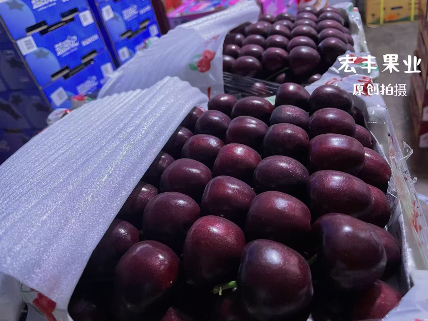 宏丰精选  美早樱桃 口感好 颜色黑红，