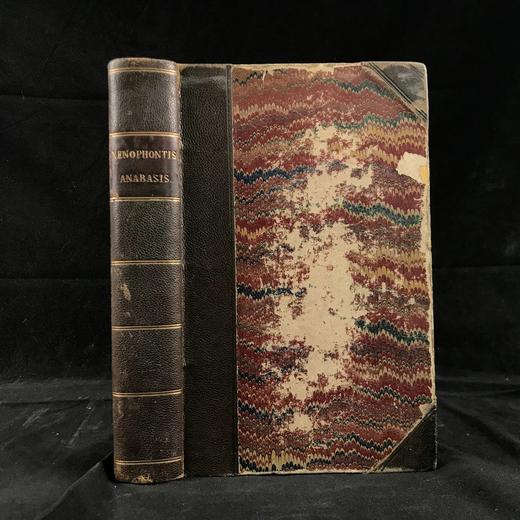 【希腊语】1828年 色诺芬《远征记》评注版 真皮精装大32开 商品图0
