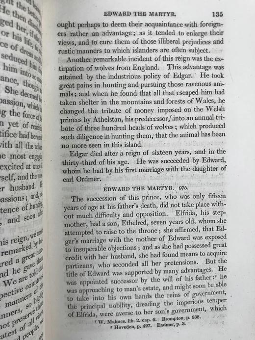 1822-1823年 大卫·休谟《英国史》（全8卷） 配版画肖像插图 全真皮精装大32开 商品图5