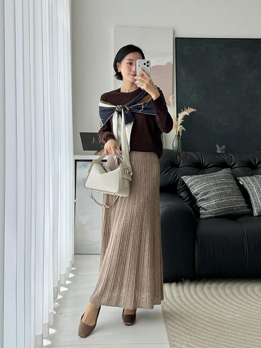 0401上新｜100%羊毛 春季气质休闲感 圆领T恤 商品图2