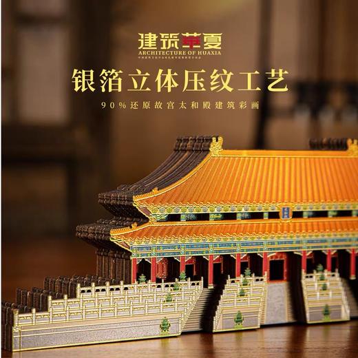 【豪华分层古建筑冰箱贴】北京故宫太和殿建筑结构分层木质冰箱贴 中国建筑文化中心 X 北京建筑大学 商务礼盒旅游打卡 商品图4