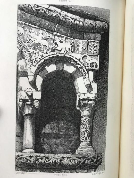 1901年 罗斯金《建筑的七盏明灯》 14幅插图 漆布精装32开 商品图11