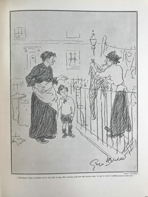 1926年 《笨拙》插画家乔治·贝尔彻漫画集 数十幅插图 精装大16开 商品图14