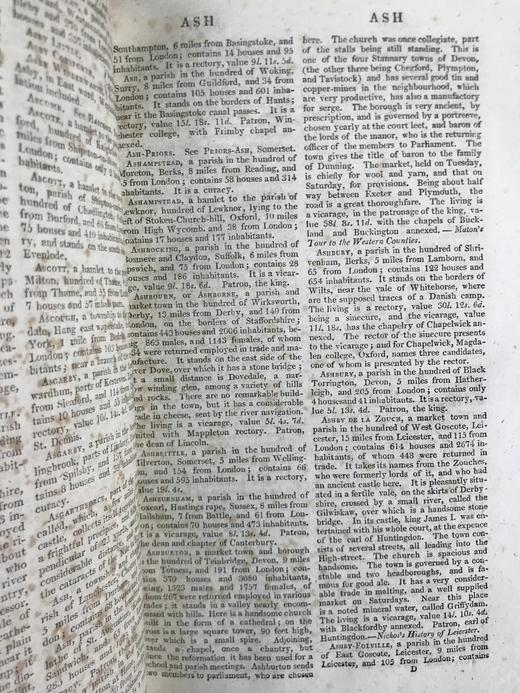 1808年 本杰明·皮茨·卡珀《联合王国地名辞典》 含地图插图真皮精装32开 商品图4