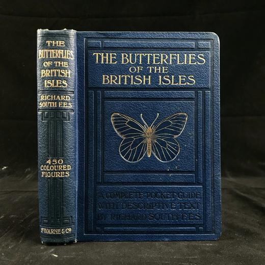 1906年 不列颠群岛蝴蝶图鉴 450幅彩色插图 精装64开 商品图0