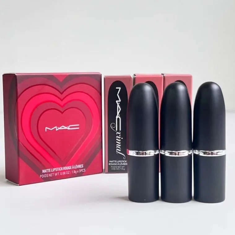 【香港免税店🇭🇰】MAC口红七夕限定套盒1.8g-大宠爱三件套 （#666大宠粉+#683大玩咖 +#626大失棕 ）·香港直邮