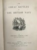 工坊特装本！约1890年代 英国海军重大战役史 配多幅彩色版画插图 全真皮精装32开 商品缩略图5