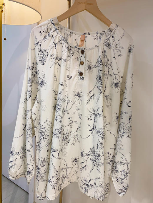 新品松植屋女款100%再生纤维素纤维长袖长裤套装 透气垂感面料自带凉感，告别闷热，出汗不粘身 商品图1