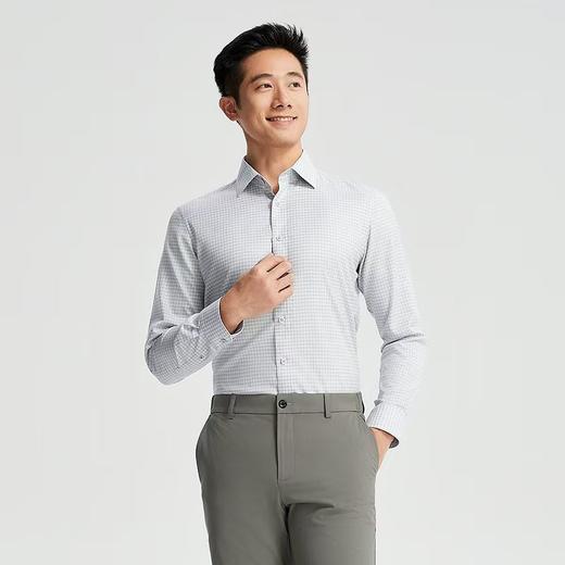 【富临店】雅戈尔男士灰色长袖衬衫 商品图1