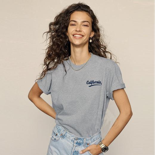 【79.9元三件】小众设计全棉ins印花显瘦短袖T恤DJG-CM2 商品图1