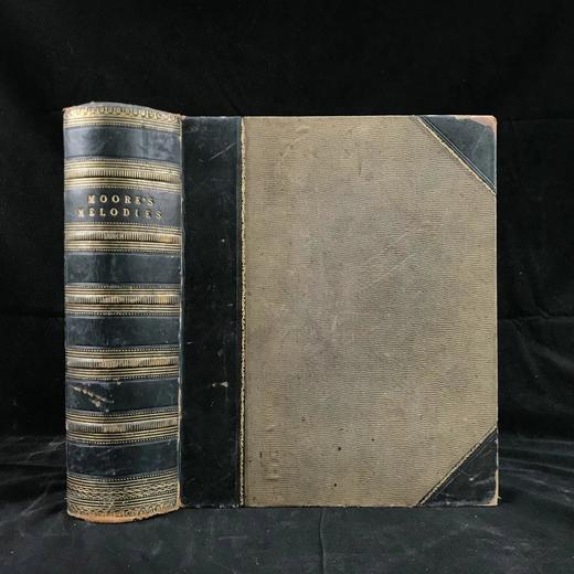 约19世纪后期 托马斯·摩尔诗集 数百幅版画插图 真皮精装16开 商品图0