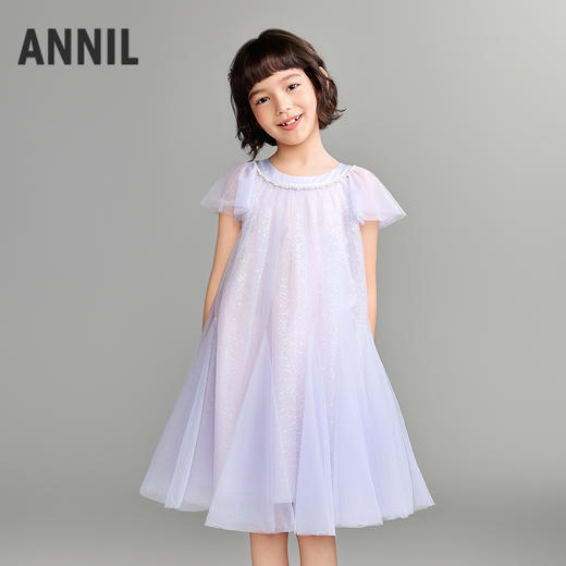 【实体店同款】女童礼裙夏季新款安奈儿童装AG623063 商品图0